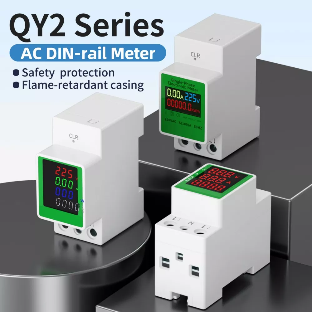 QY2 AC-DIN-Schienenmessgerät