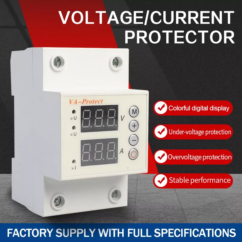 VA Protect Dual Display Einstellbarer Spannungsschutz